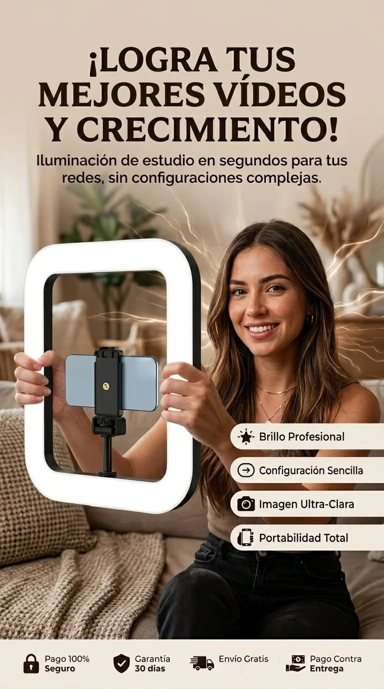 ARO DE LUZ RECTANGULAR PRO