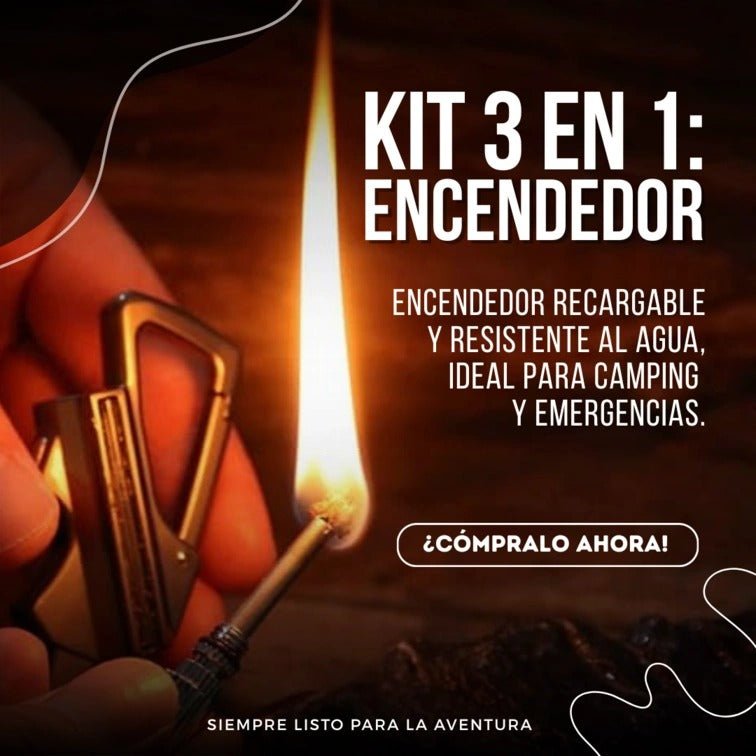 🔥Ignix – Encendedor 3 en 1 – El encendedor que siempre te acompaña 🔥