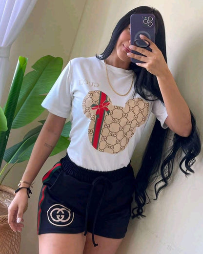 Golden Line Set - Conjunto short y camiseta - [PROMOCIÓN DISPONIBLE SOLO HOY]
