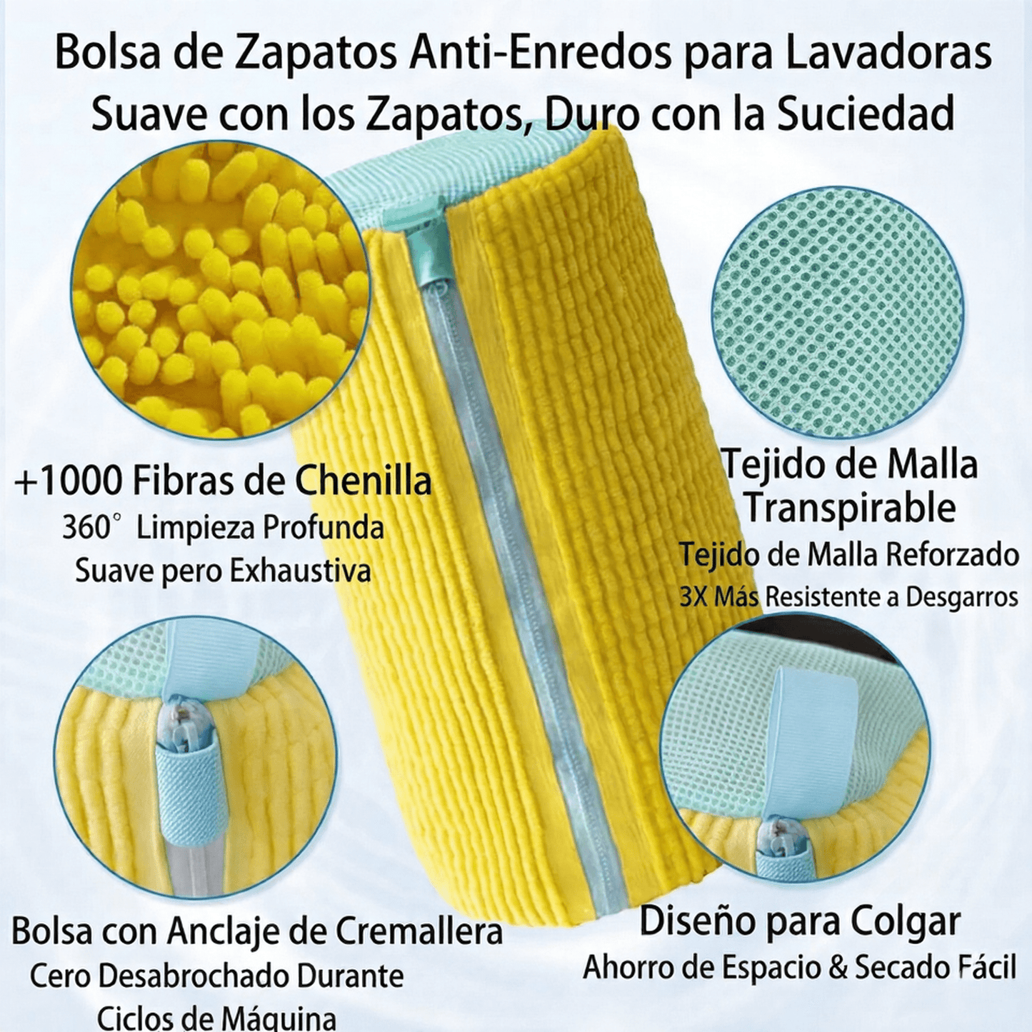 TenisClean – Funda Protectora Para Lavar Tus Tenis Sin Daños