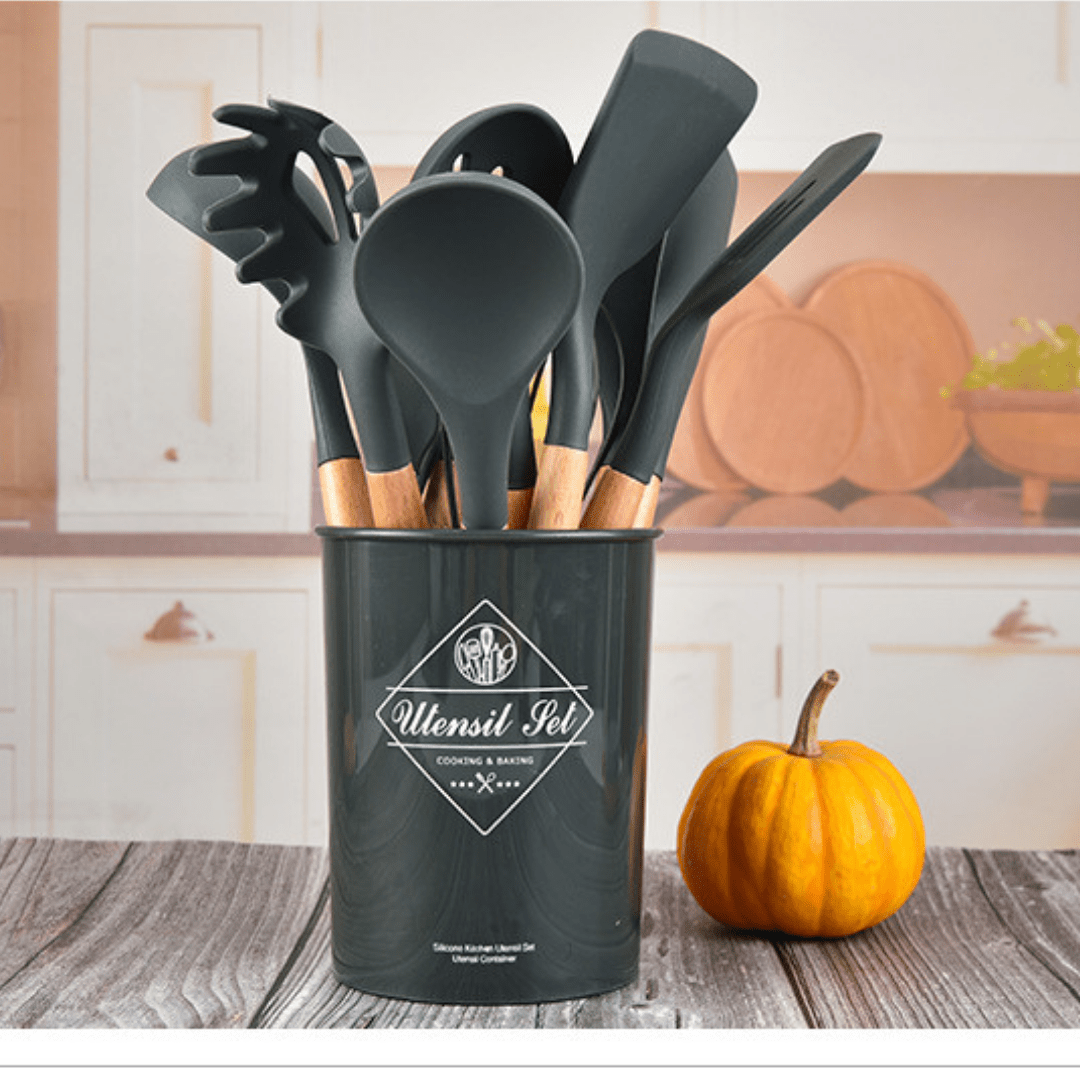 CocinaOn Set de 11 Utensilios de Cocina Alta Resistencia - [PROMOCIÓN DISPONIBLE SOLO HOY]