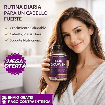 HairGrowth: Suplemento para el crecimiento capilar avanzado (120 Cápsulas)
