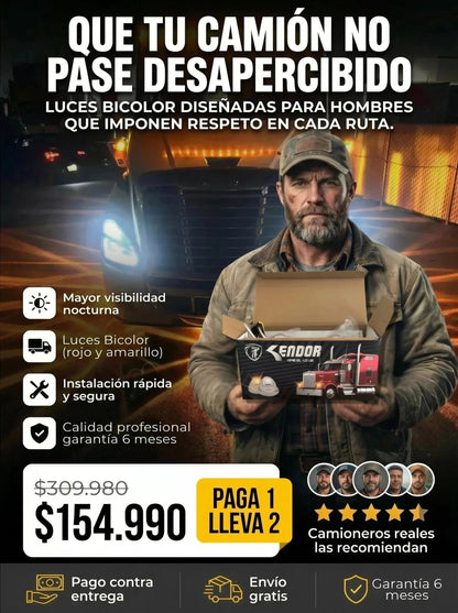 LUZ ESTRELLA TRUCK| Set X 2 Mejor Calidad del Mercado