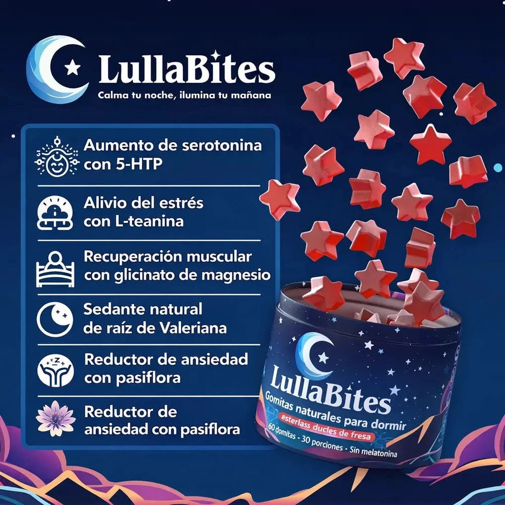 LullaBites Sleep Gummies — Duerme mejor, vive mejor