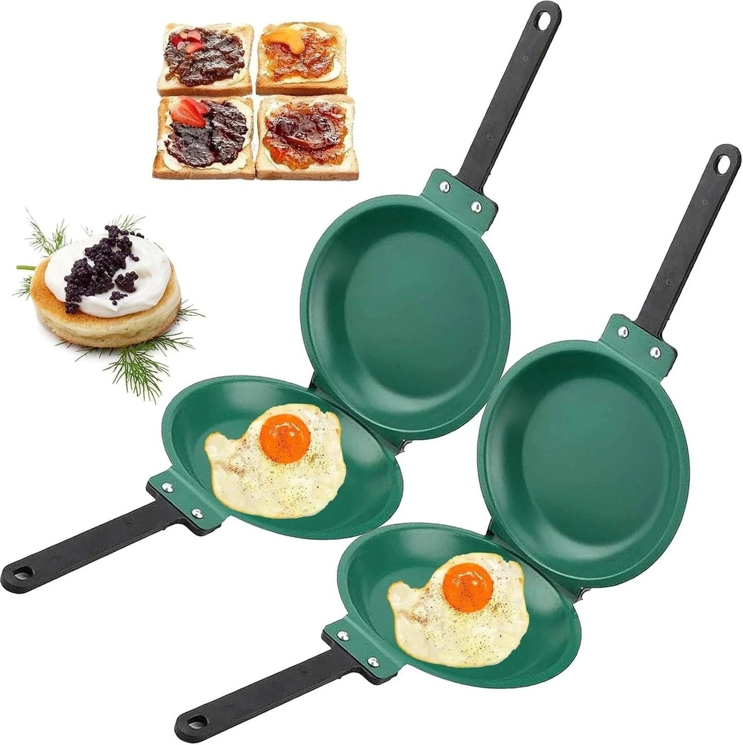 DuoChef – Sartén Antiadherente para Pancakes y Huevos - 10