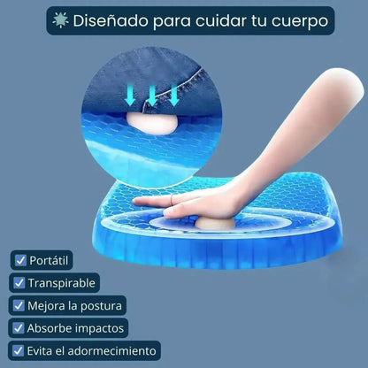 Cojín Gel para Coxis y Espalda Baja - 4