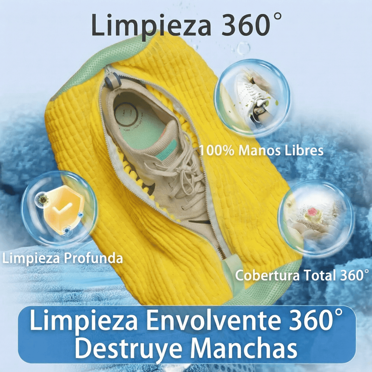 TenisClean – Funda Protectora Para Lavar Tus Tenis Sin Daños