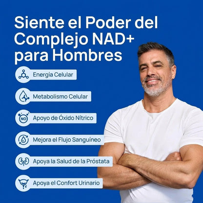 Suplemento Vantique NAD+ Para Hombres