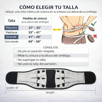 Faja LumbarMax 360: Soporte Total y Postura Perfecta